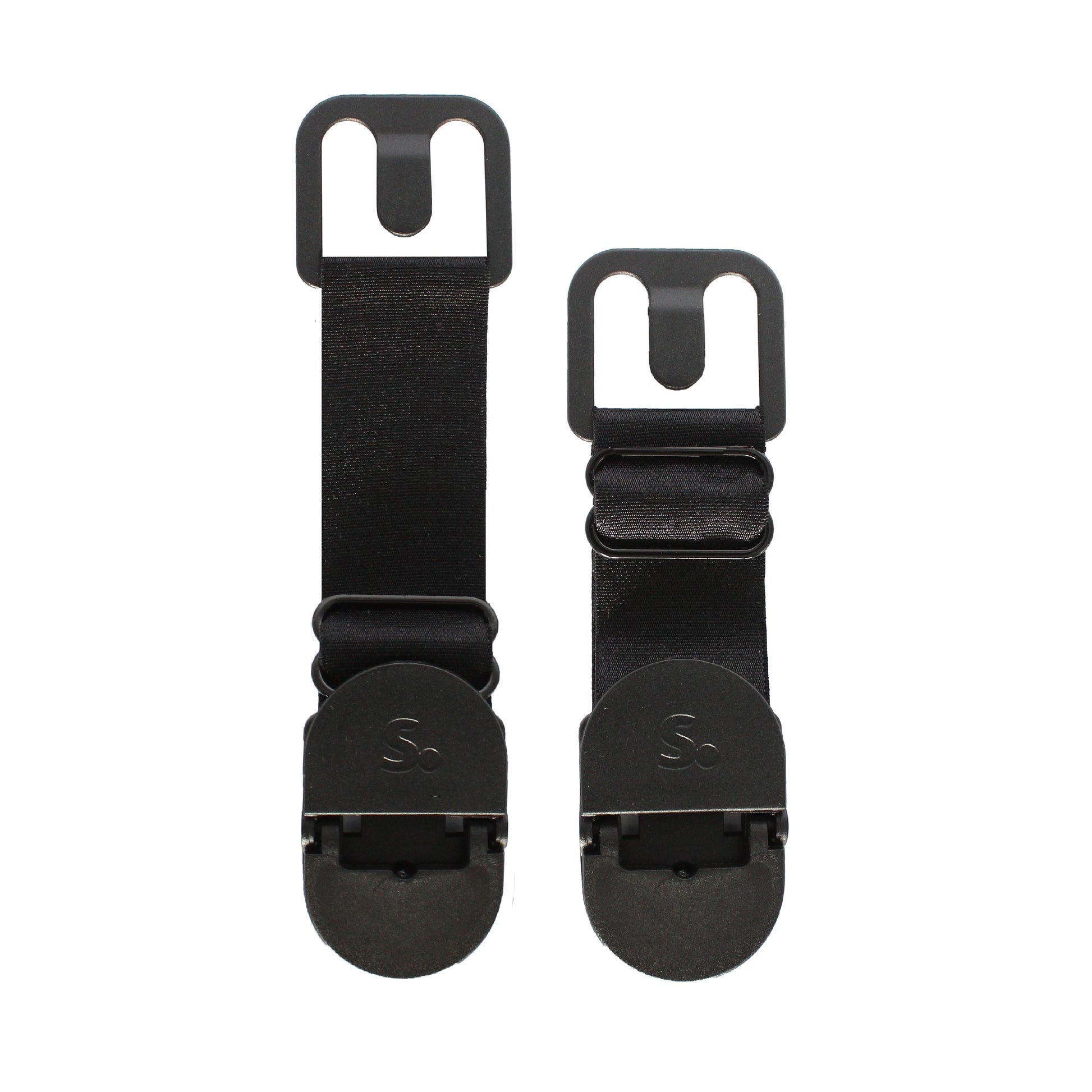 close up of extendable stockups clips extended 